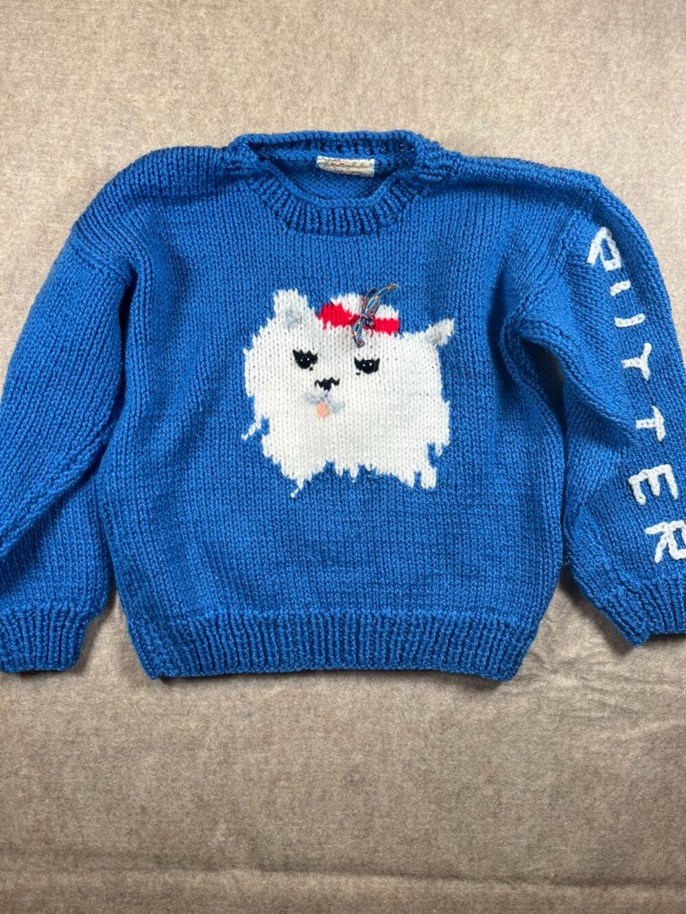 Handmade Knitted Cat Sweater Putter DCC Princess Donut Sweater M/L